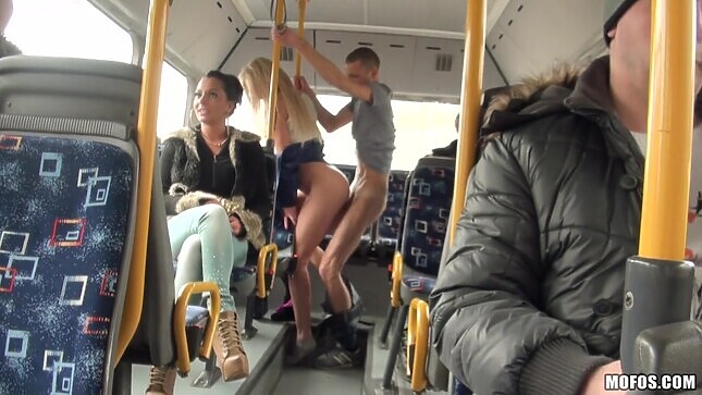 Students having sex on the bus
